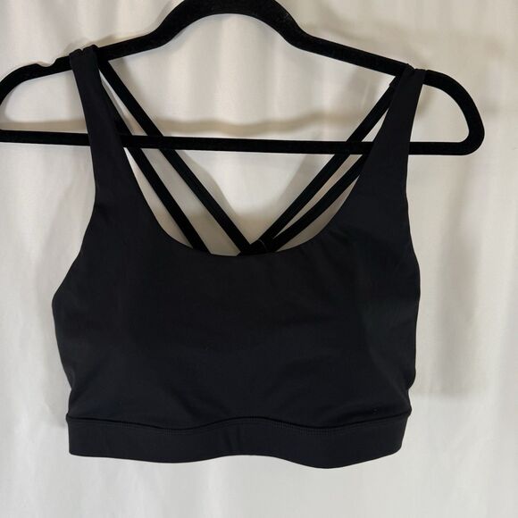 Crz Yoga Other - New Crz Yoga Sports Bra Women's XL Black Cross Strappy Pullover Padded